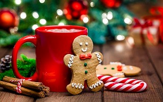 A kép a karácsonyi hangulatot idézi.