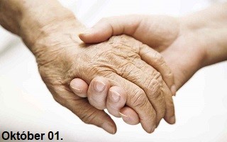 Egy idősebb kezet fog egy fiatalabb kéz.