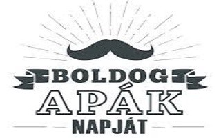 A képen egy apáknapi illusztráció látható.